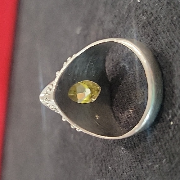 925 lemon quartz ring - Picture 7 of 10